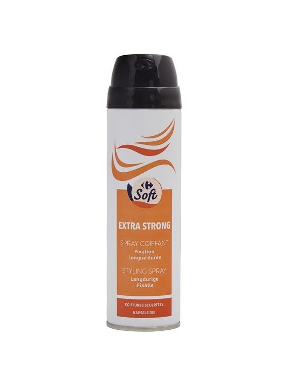 Spray coiffant Extra Strong CARREFOUR SOFT