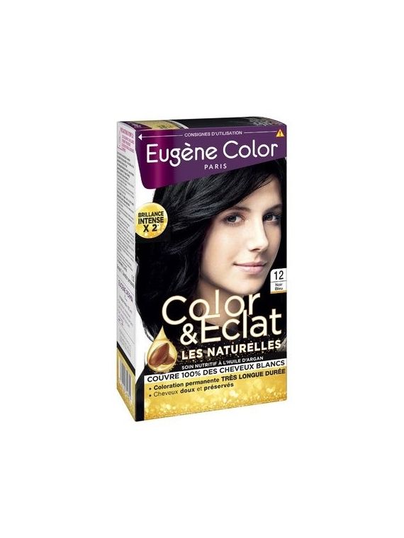 Coloration Permanente N°12 Noir bleu EUGENE COLOR