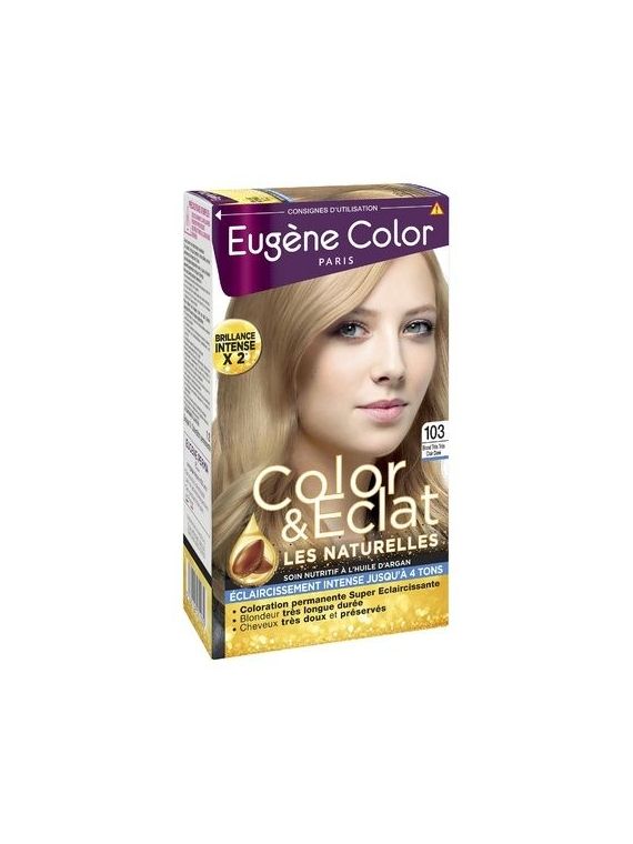 Coloration Permanente blond très très clair doré 103 EUGENE COLOR