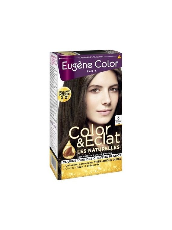 Coloration Permanente châtain clair 3 EUGENE COLOR