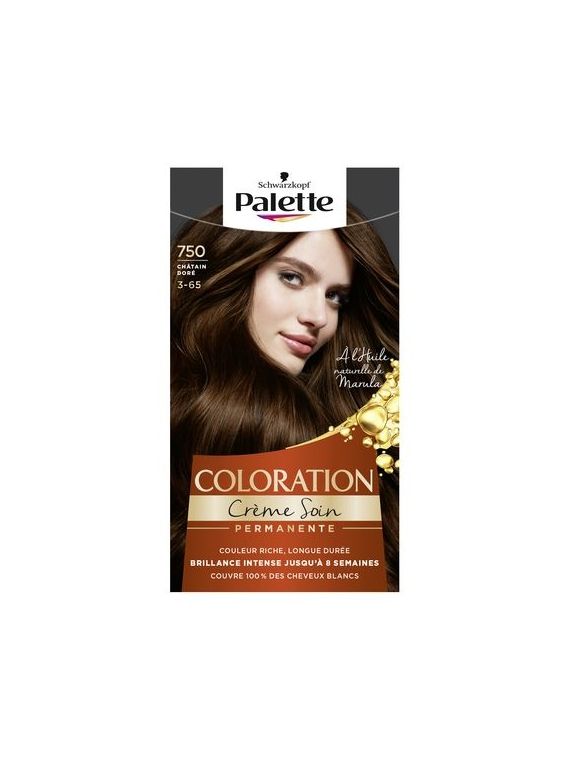 Coloration Permanente 750 Châtain Doré SCHWARZKOPF PALETTE