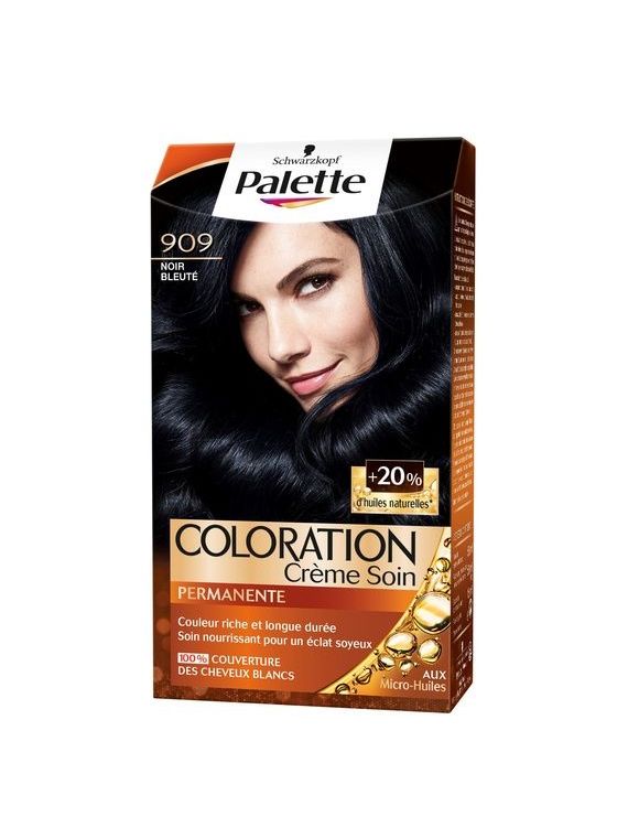 Coloration Permanente 909 Noir Bleuté SCHWARZKOPF PALETTE