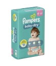 Couches Bébé Baby-Dry Taille 4 9Kg-14Kg PAMPERS