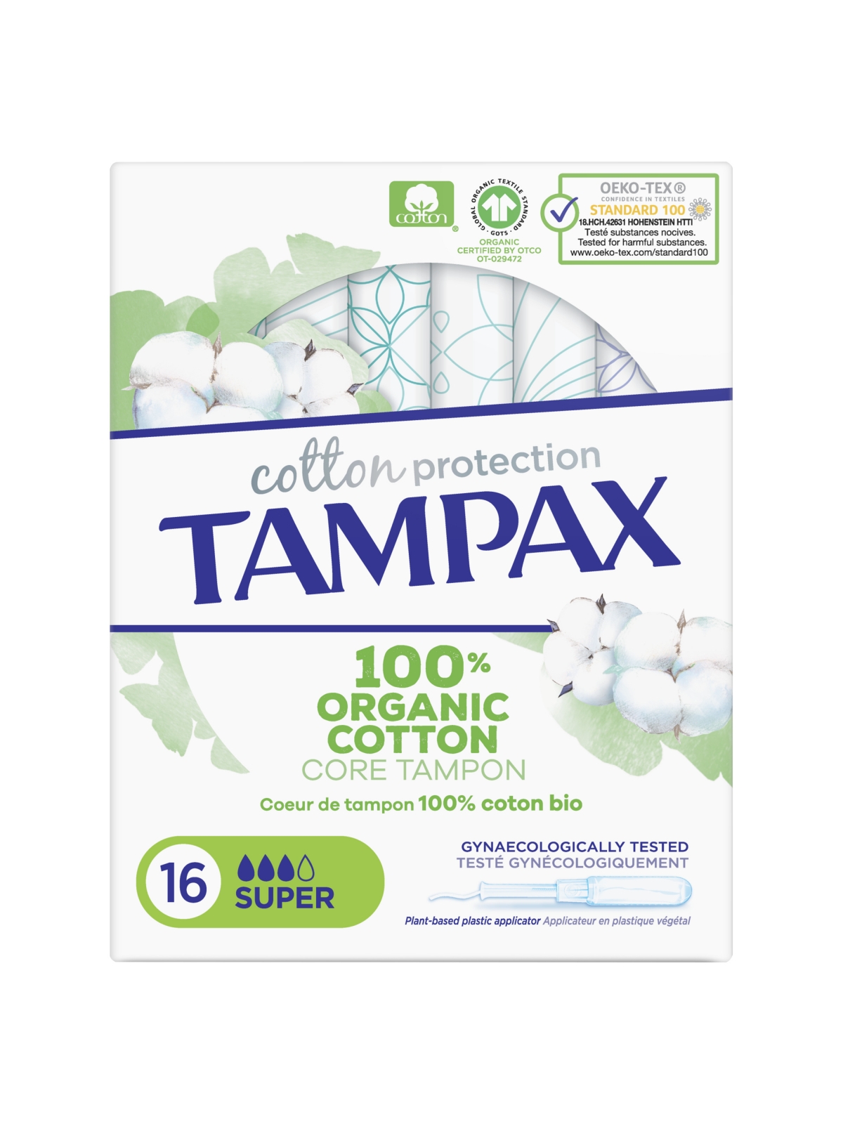 Tampons protection coton TAMPAX