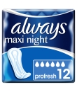 Serviettes hygiéniques maxi night ALWAYS