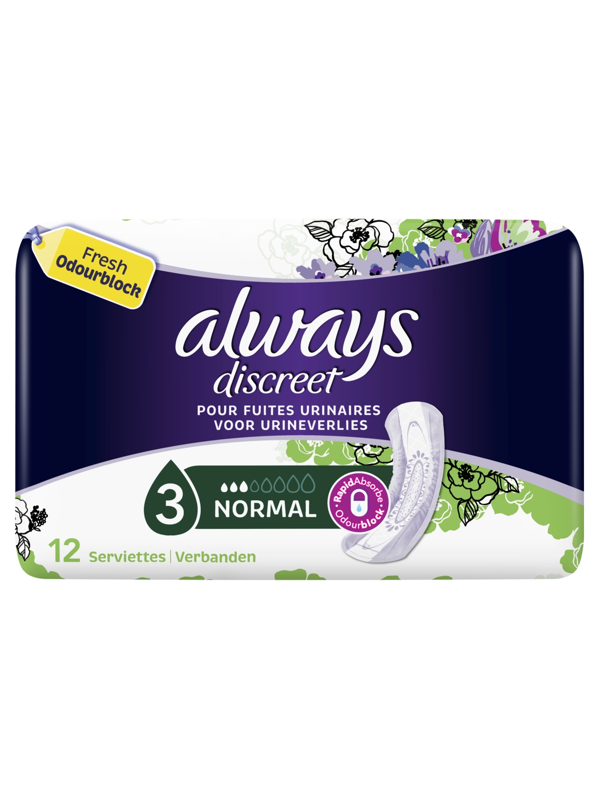 Serviettes incontinence Normal ALWAYS