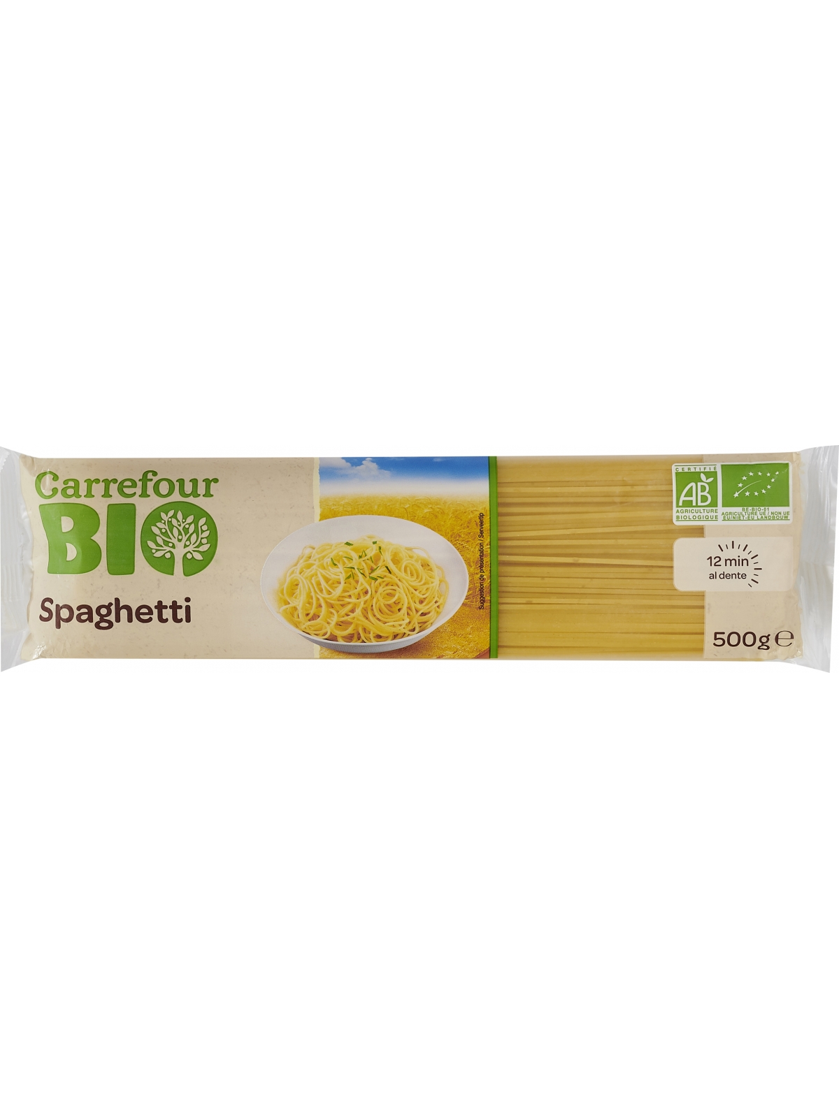 Pâtes spaghetti Bio  CARREFOUR BIO