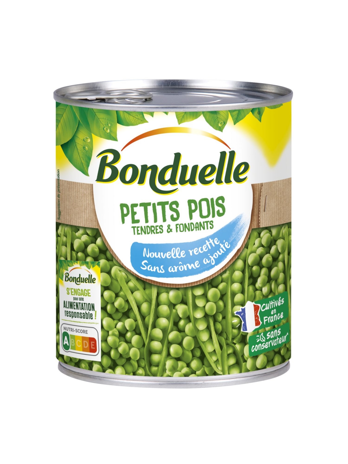 Petits pois sans arôme ajouté BONDUELLE