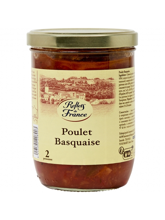 Plat cuisiné poulet basquaise REFLETS DE FRANCE