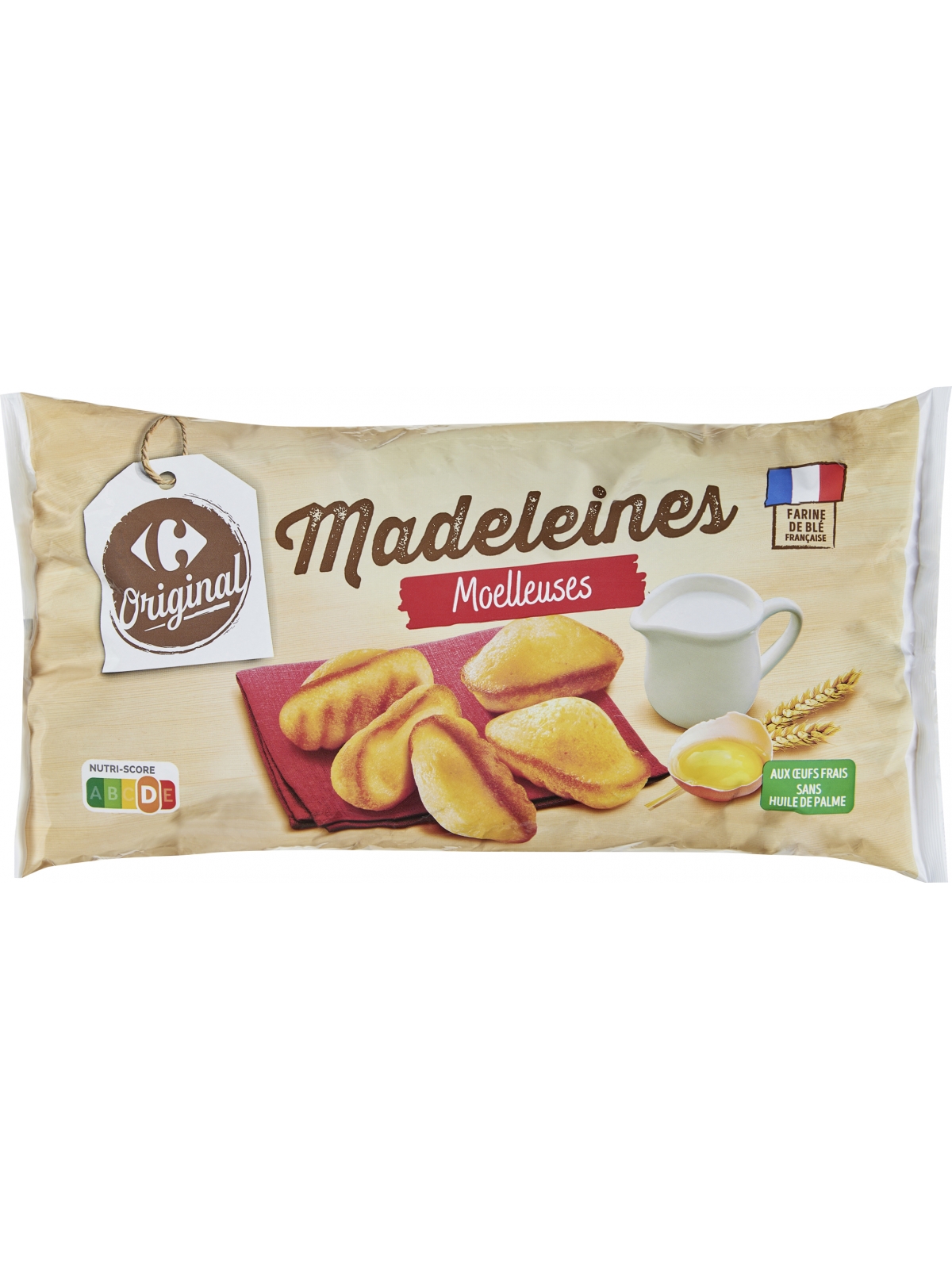 Madeleines moelleuses CARREFOUR ORIGINAL