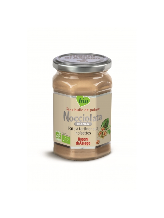 Pâte à tartiner  aux noisettes Nocciolata Bianca Bio RIGONI DI ASIAGO