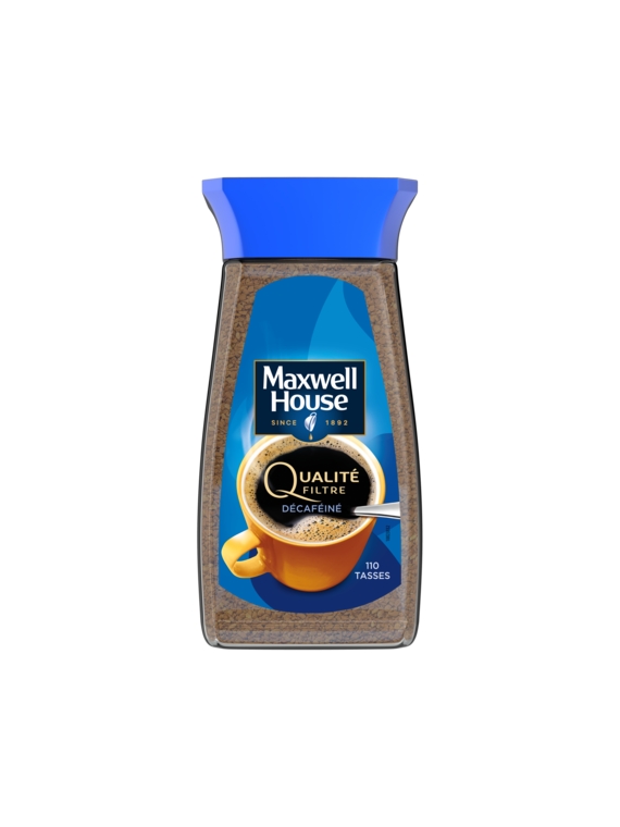 Café Soluble Décaféiné Qualité Filtre MAXWELL HOUSE