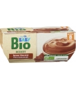 Desserts Brassés pour Bébés dès 8 mois, Saveur Chocolat CARREFOUR BABY BIO