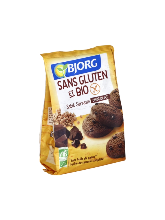 Sablés Sarrasins au Chocolat Bio BJORG