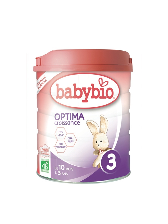 Lait bébé 10 mois à 3 ans, Optima Croissance BABYBIO