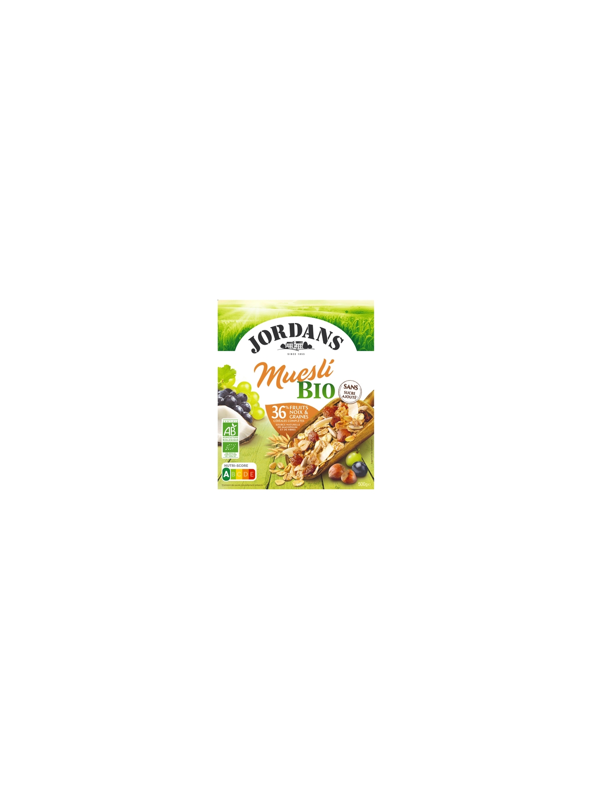 Muesli Bio aux Fruits Noix & Graines JORDANS