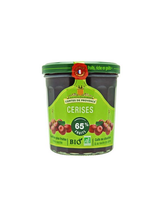 Confiture Cerises Bio LES COMTES DE PROVENCE