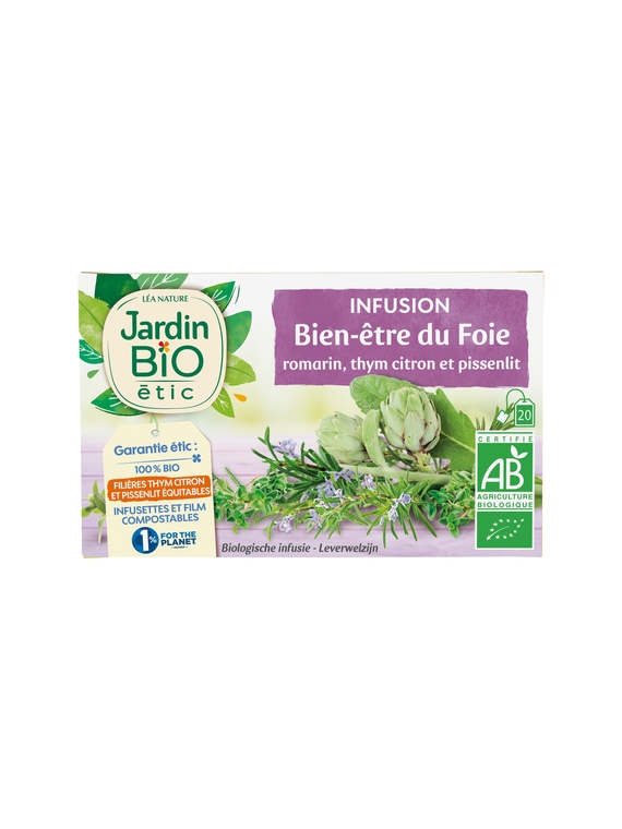 Infusion Bien-être du Foie JARDIN BIO ÉTIC