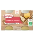 Compotes Bébé dès 4 mois, Poire de Provence BABYBIO