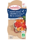 Plat bébé dès 8 mois, Patate douce Légumes Riz de Camargue BABYBIO