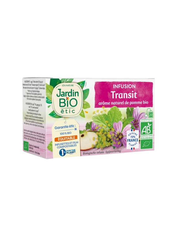 Infusion Transit, Arôme Naturel Pomme JARDIN BIO ÉTIC