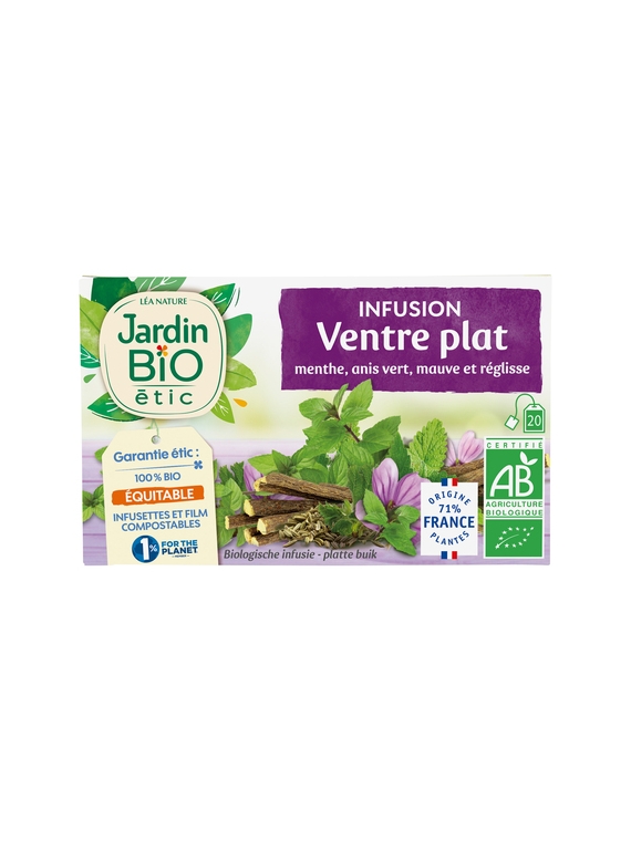 Infusion Bio Ventre plat JARDIN BIO