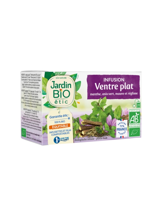 Infusion Bio Ventre plat JARDIN BIO