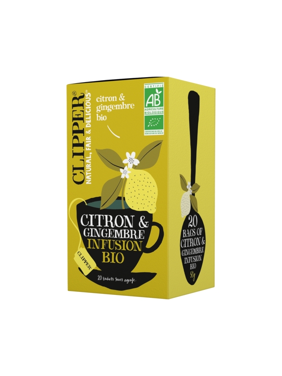 Infusion Citron & Gingembre Bio CLIPPER