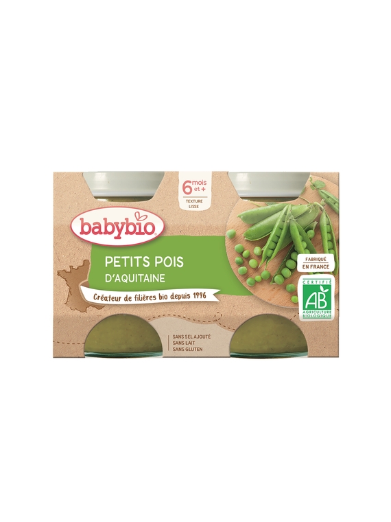 Pot Petits pois BABYBIO