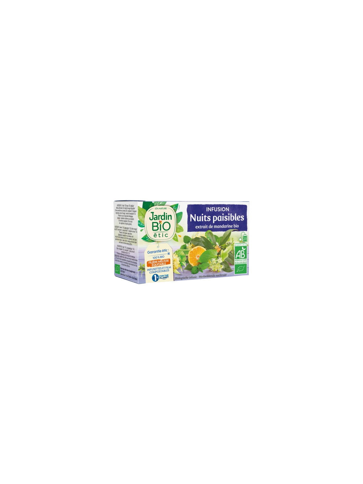 Infusion Nuits Paisibles JARDIN BIO ÉTIC