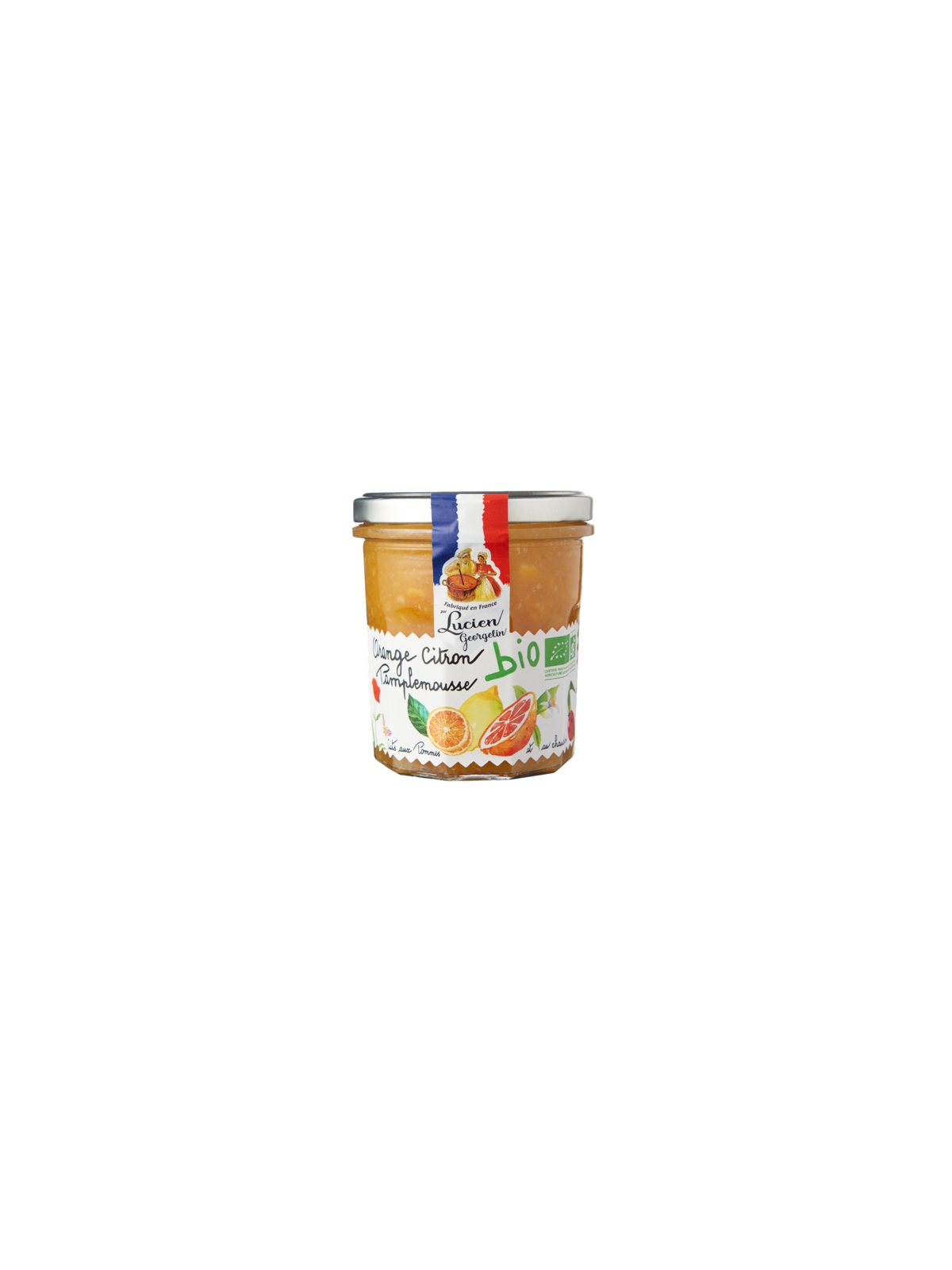 Confiture Orange Citron Pamplemousse Bio LUCIEN GEORGELIN