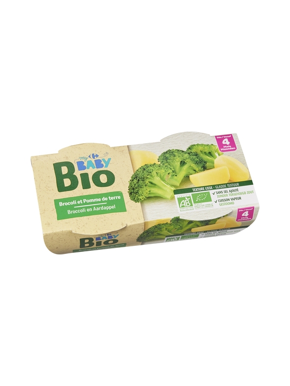 Plat Brocolis Pomme de terre CARREFOUR BABY BIO