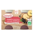 Compotes Pomme Myrtille BABYBIO