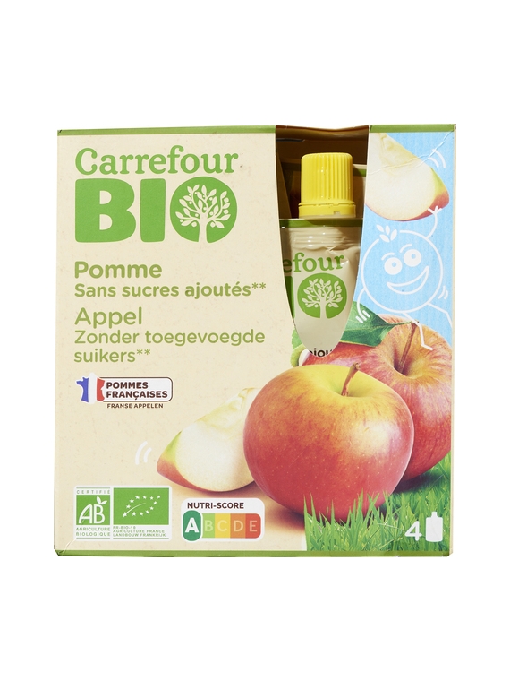 Compote Pomme CARREFOUR BIO