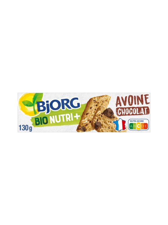 Biscuits Avoine Chocolat Bio Nutri+ BJORG