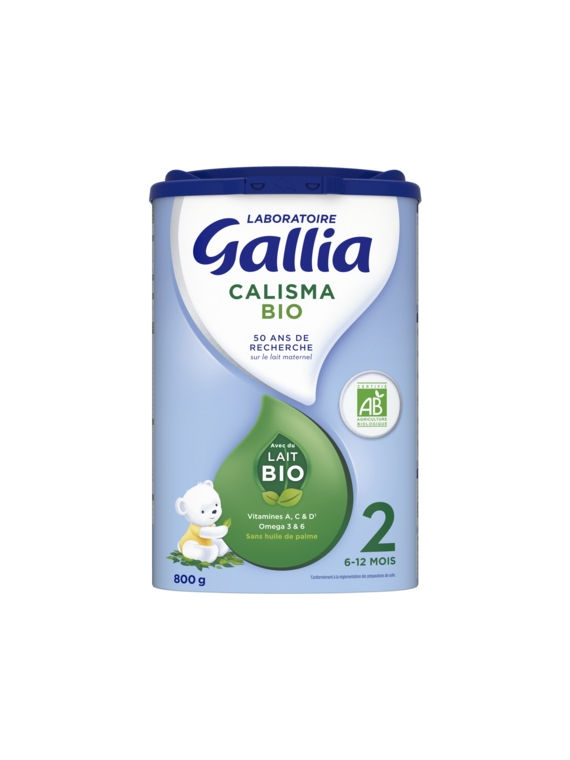 Lait en poudre 2ème âge Calisma Bio GALLIA