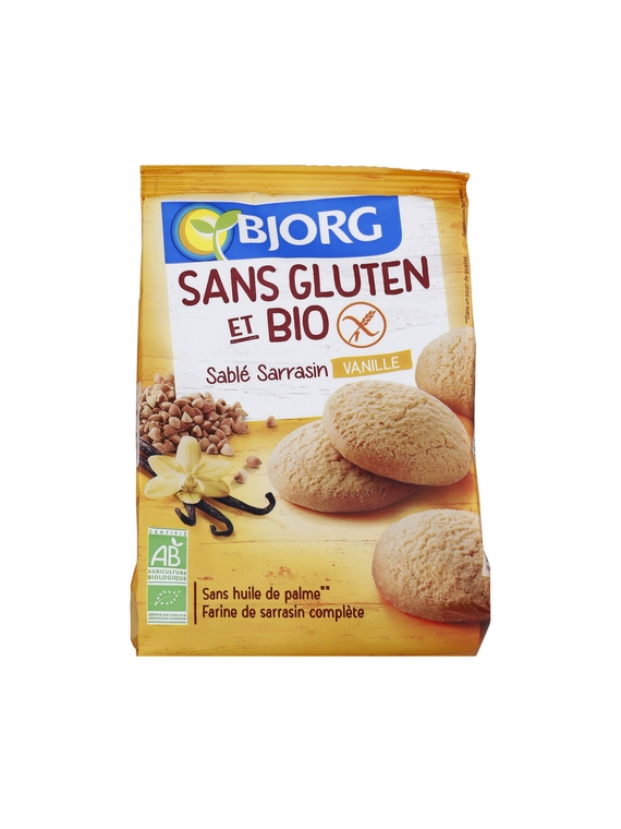 Sablé Sarrasin Vanille Sans Gluten Bio BJORG