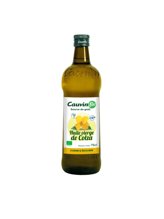 Huile Vierge de Colza Bio CAUVIN