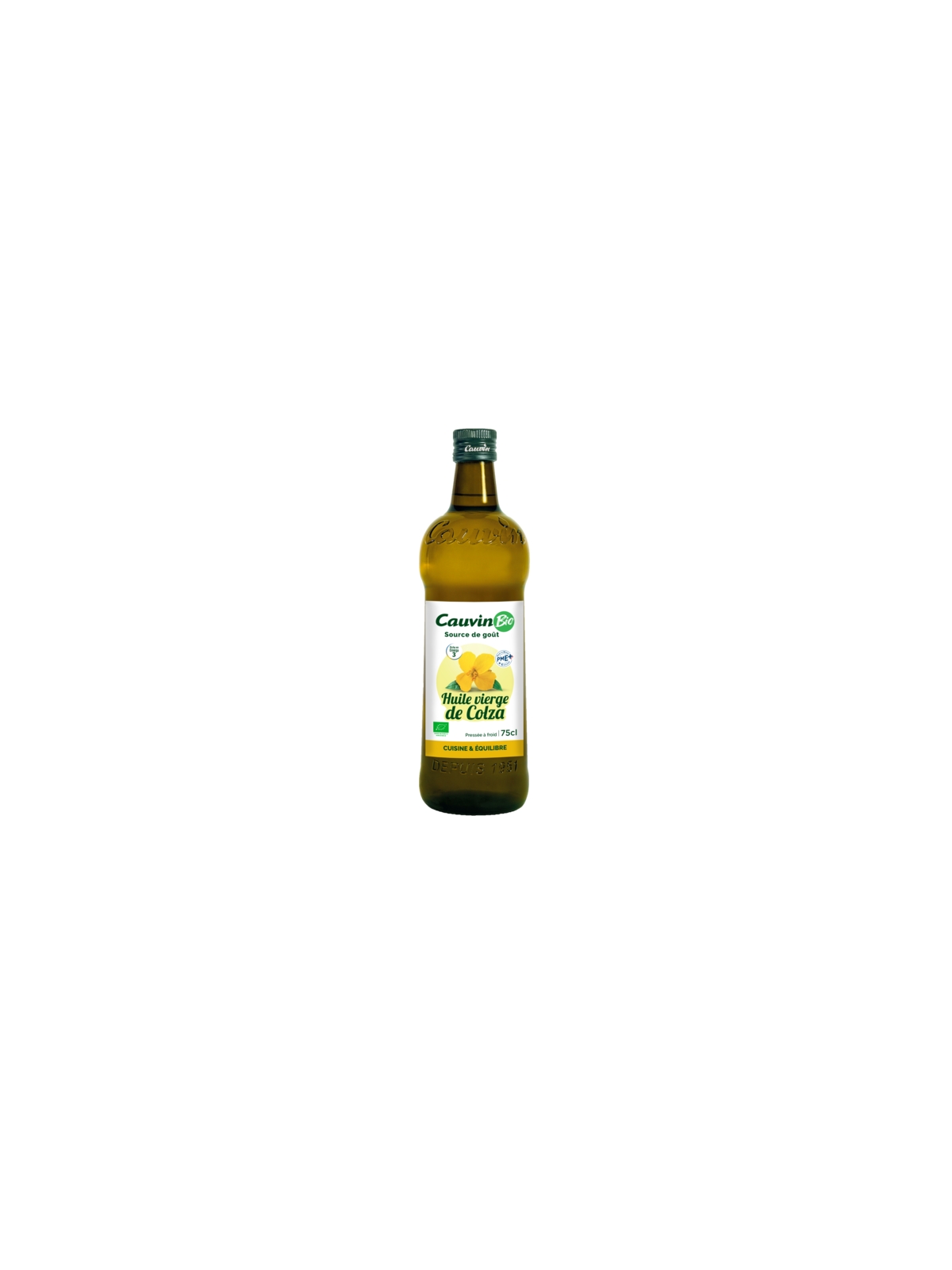 Huile Vierge de Colza Bio CAUVIN