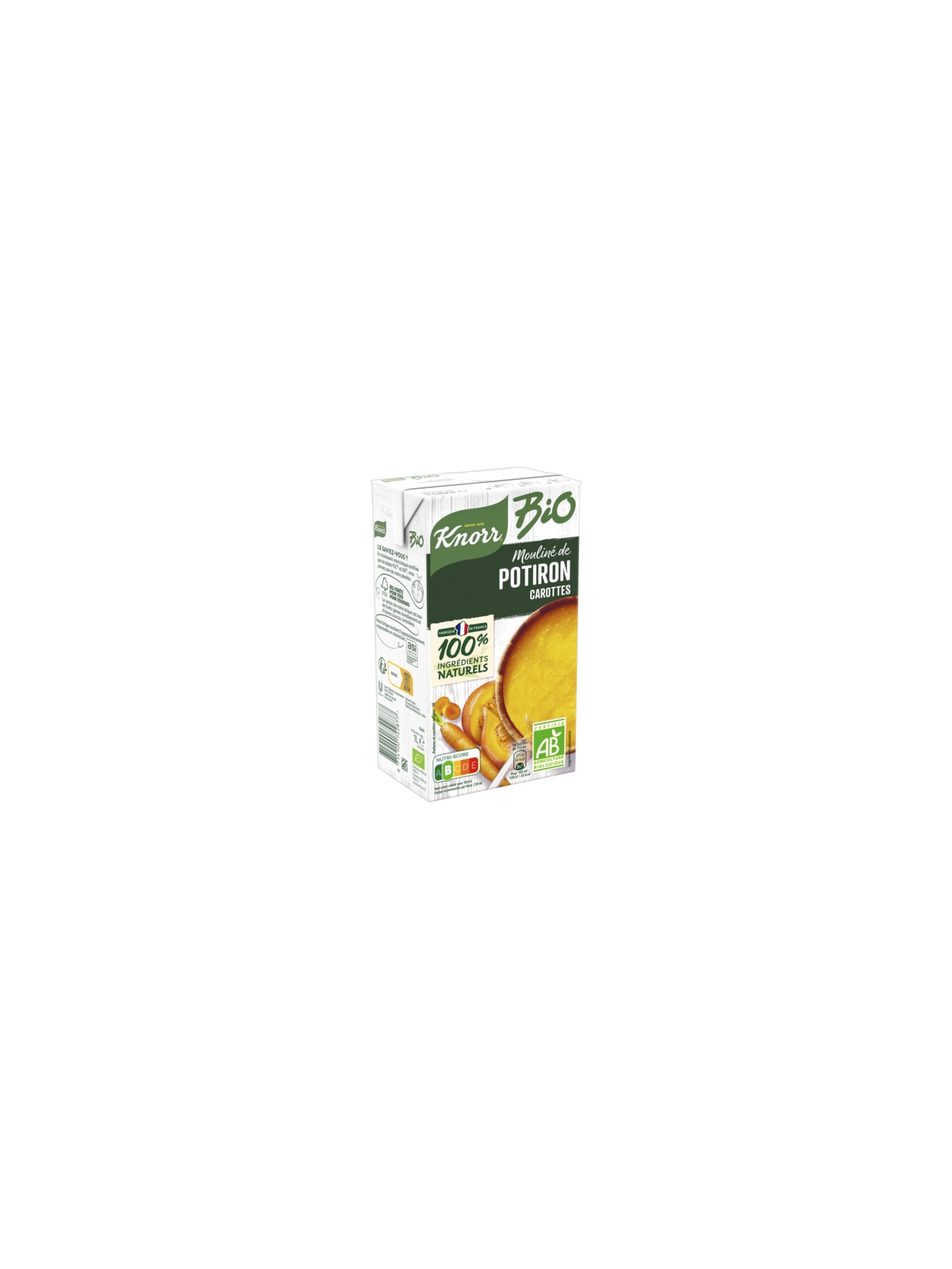 Soupe Moulinée De Potiron Carotte Bio KNORR