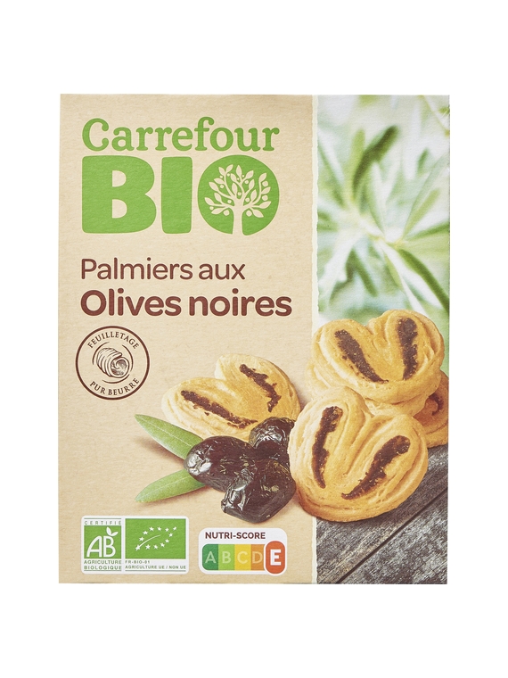 Palmiers aux Olives Noires CARREFOUR BIO