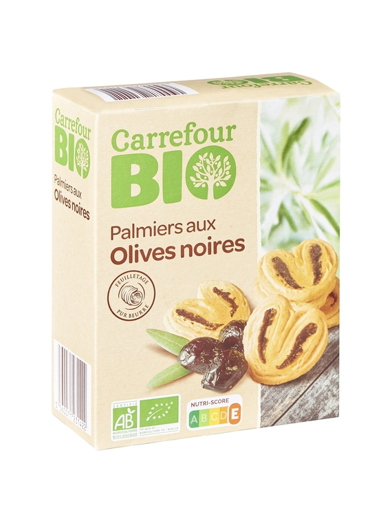 Palmiers aux Olives Noires CARREFOUR BIO