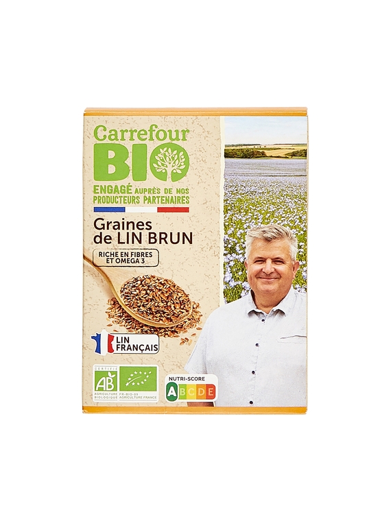 Graines de Lin Brun CARREFOUR BIO