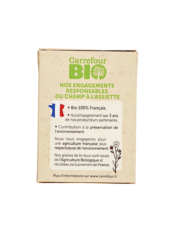 Graines de Lin Brun CARREFOUR BIO