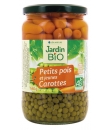 Petits Pois & Jeunes Carottes JARDIN BIO ÉTIC