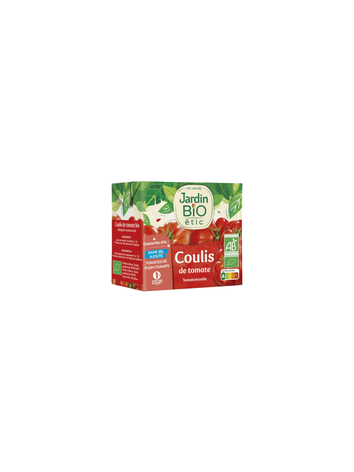 Coulis de Tomate JARDIN BIO ÉTIC