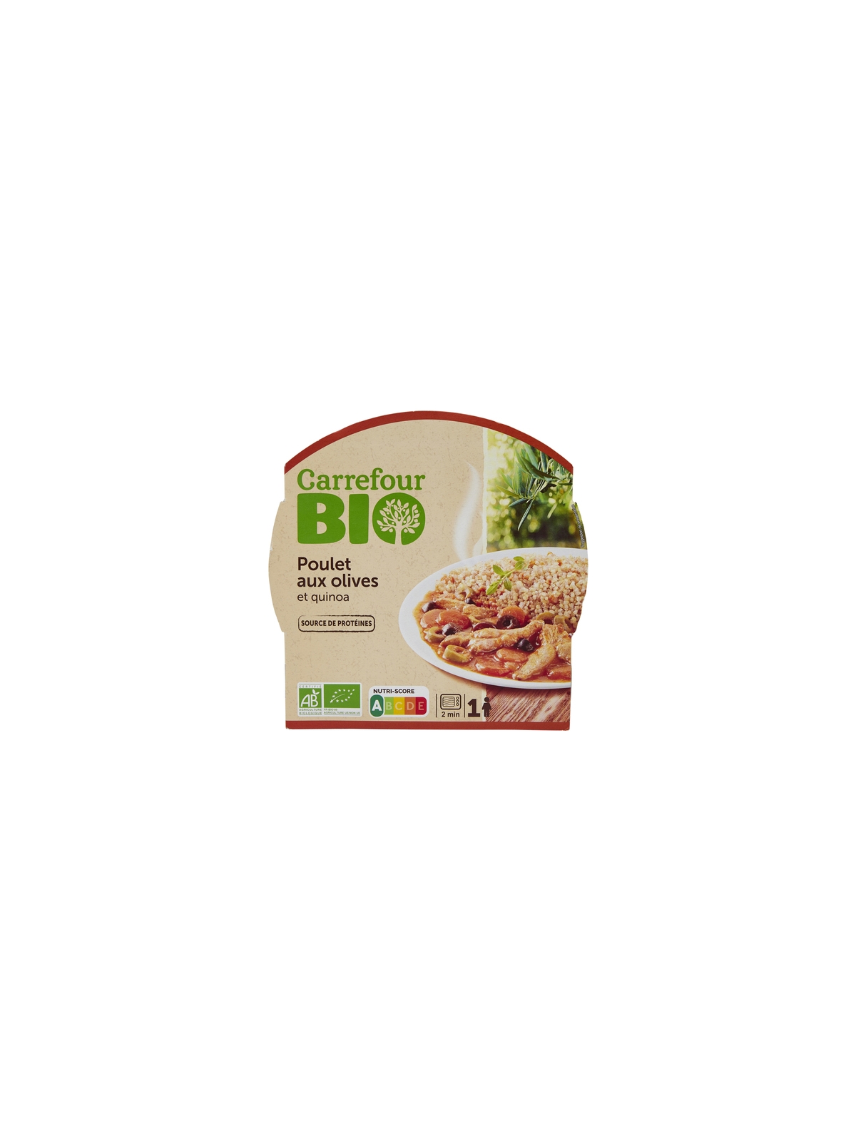 Poulet aux Olives & Quinoa CARREFOUR BIO