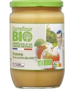 Compote de Pommes sans Sucres Ajoutés CARREFOUR BIO