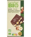 Tablette de Chocolat Noir Noisettes entières CARREFOUR BIO