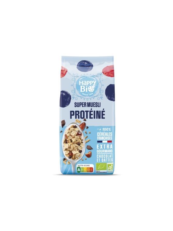 Céréales Super Muesli Protéiné HAPPY BIO